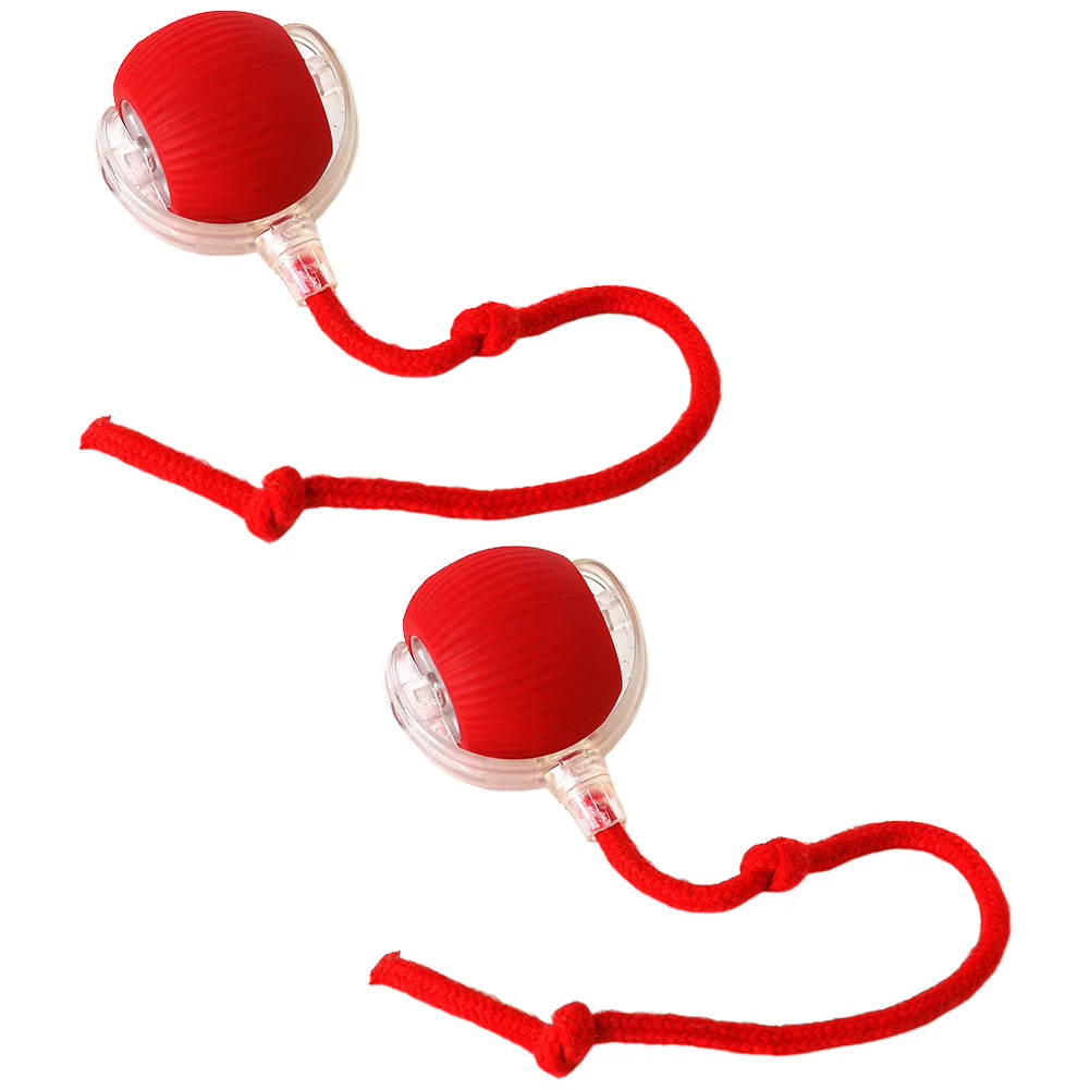 Automatic Interactive Plush Rolling Ball Toy for Dogs and Cats